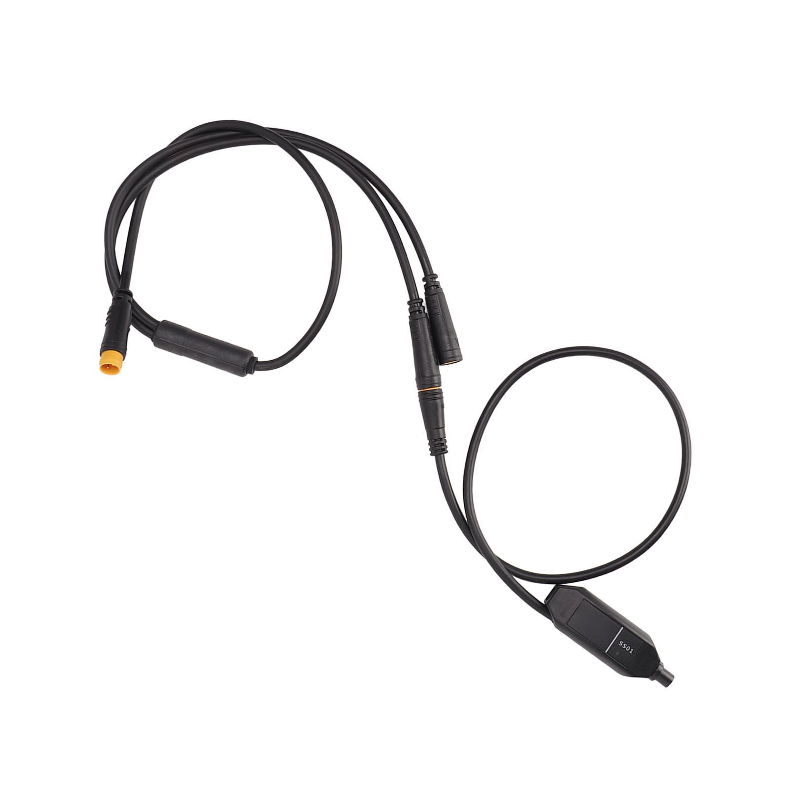 Sala Meng 1T2 Electric Bike Brake Split Cable Gear Sensor Extension Cord for BAFANG Mid Motor