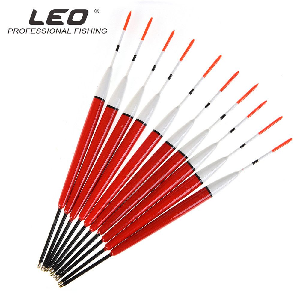 10pcs/Set Wooden Floats Buoy Vertical Drift Floats Perfect Accessory for Fishing