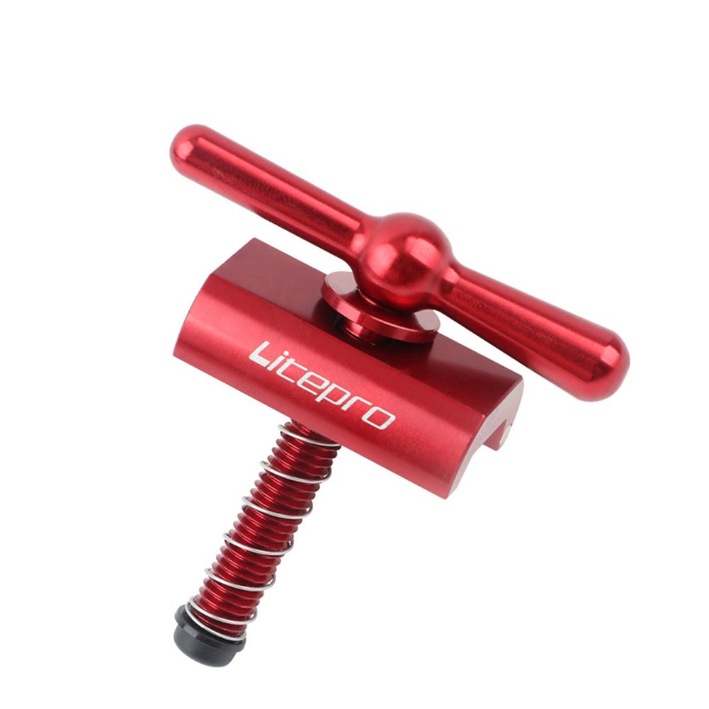Hinge Clamp Plate With Magnet C Buckle For Brompton Knob Magnetic C on Anodized