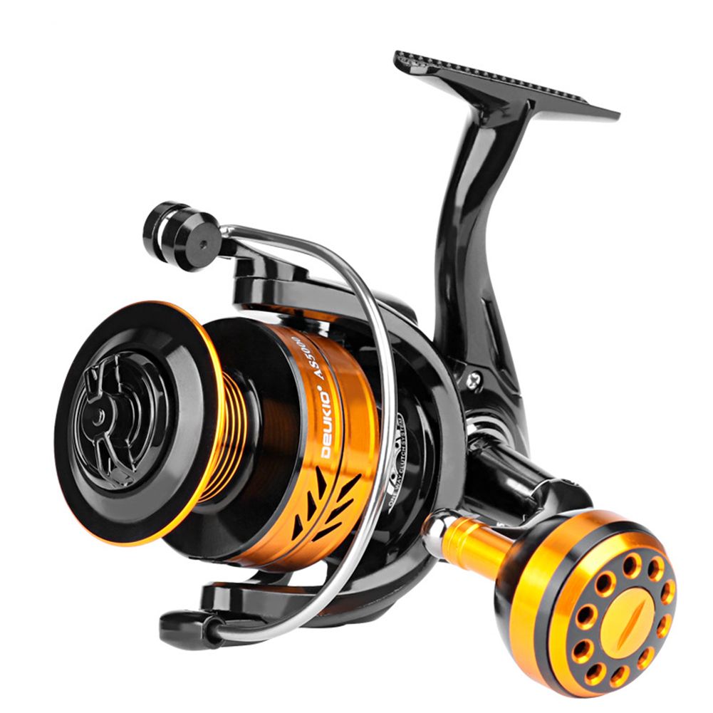 As2000-7000 Full-metal Spinning Fishing Reel 2+1BB Bearing Light-weight Large Capacity Wire Cup Long-distance Fishing Reel
