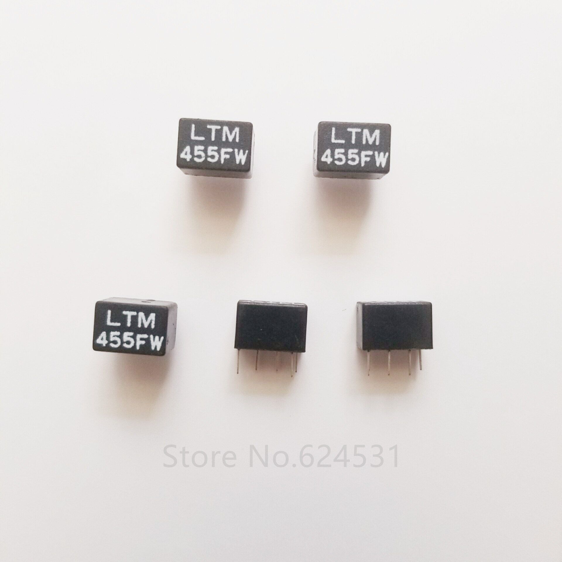5pcs LTM455FW Ceramic Filter Communication Machine Inline 455F 2+3 455KHZ 5P