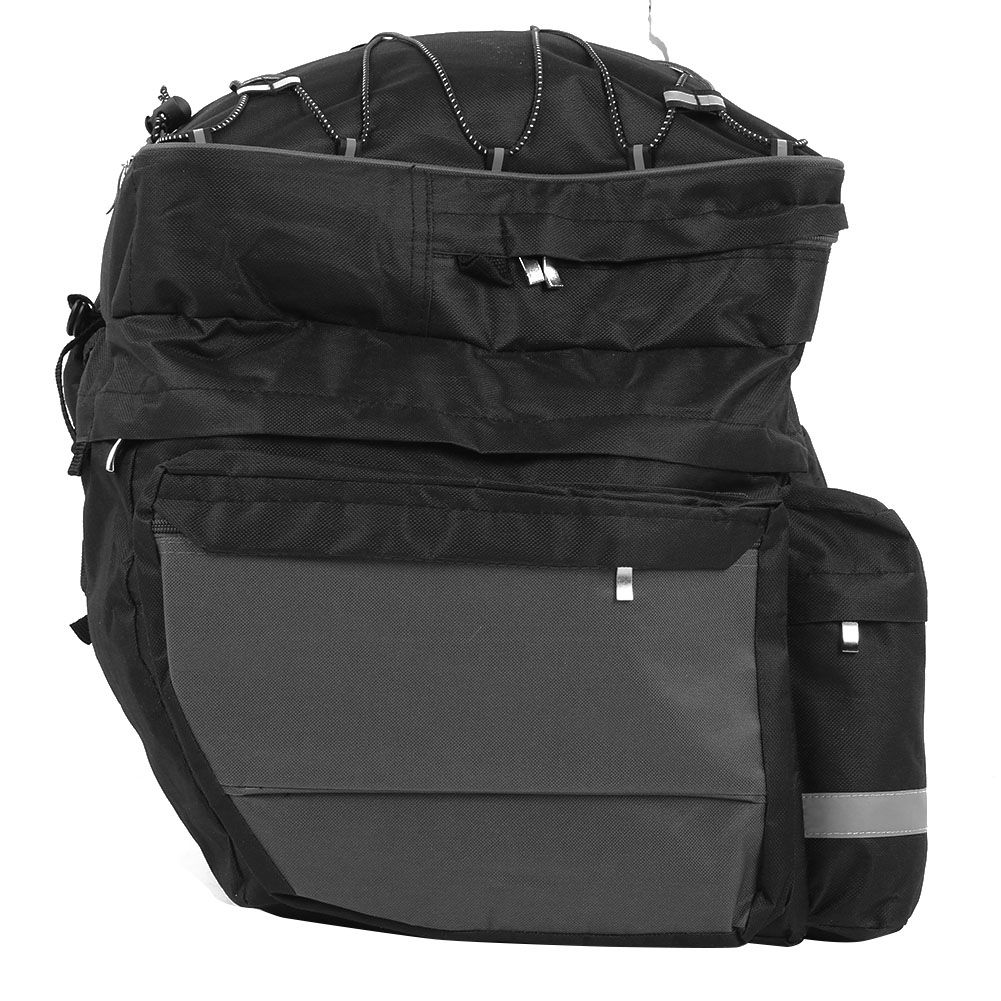 Mountain Bike Luggage Pack Bicycle Bag 3 in 1 Cycling Rack Goods Shelf Package for