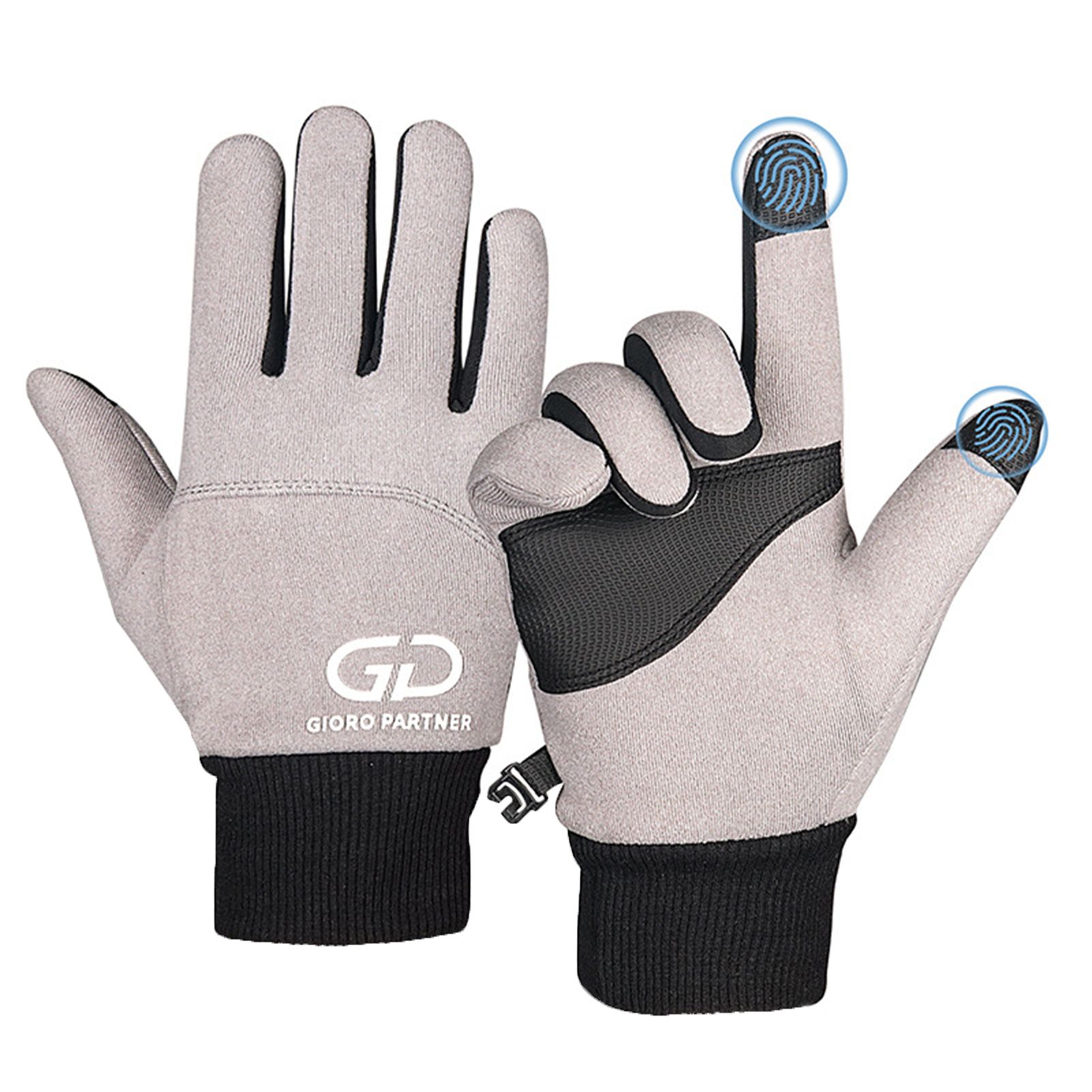 Bike Gloves Elastic Wrist Band Touchscreen Friendly Riding Gloves