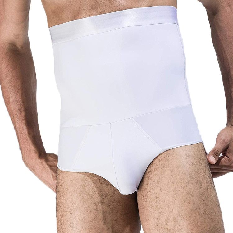 Waist Trainer Body Shaper Curve Shapewear Men Corset Slimming Underwear Belt Silicone non-slip high waist slim-fit briefs
