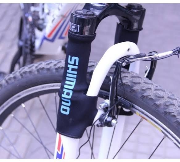 Shimano Bicycle Fork Cover (2 Piece) - Black