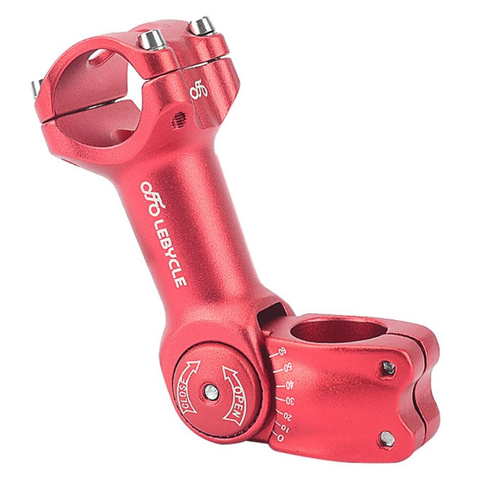 Lebycle Bike Stem Riser 6061 Aluminum Alloy Bicycle Handlebar Stem MTB Bike Stem 60 Degree for 25.4/31.8mm Cycling Bike Parts,E