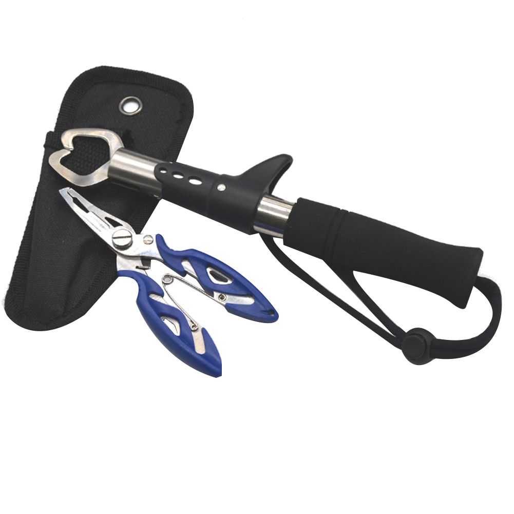Stainless Steel Fish Catcher + Small Lure Pliers Set Decoupling Pliers Set Fishing Supplies