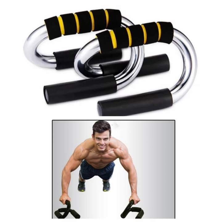S Shape Fitness Push Up Bar Aluminium Alloy