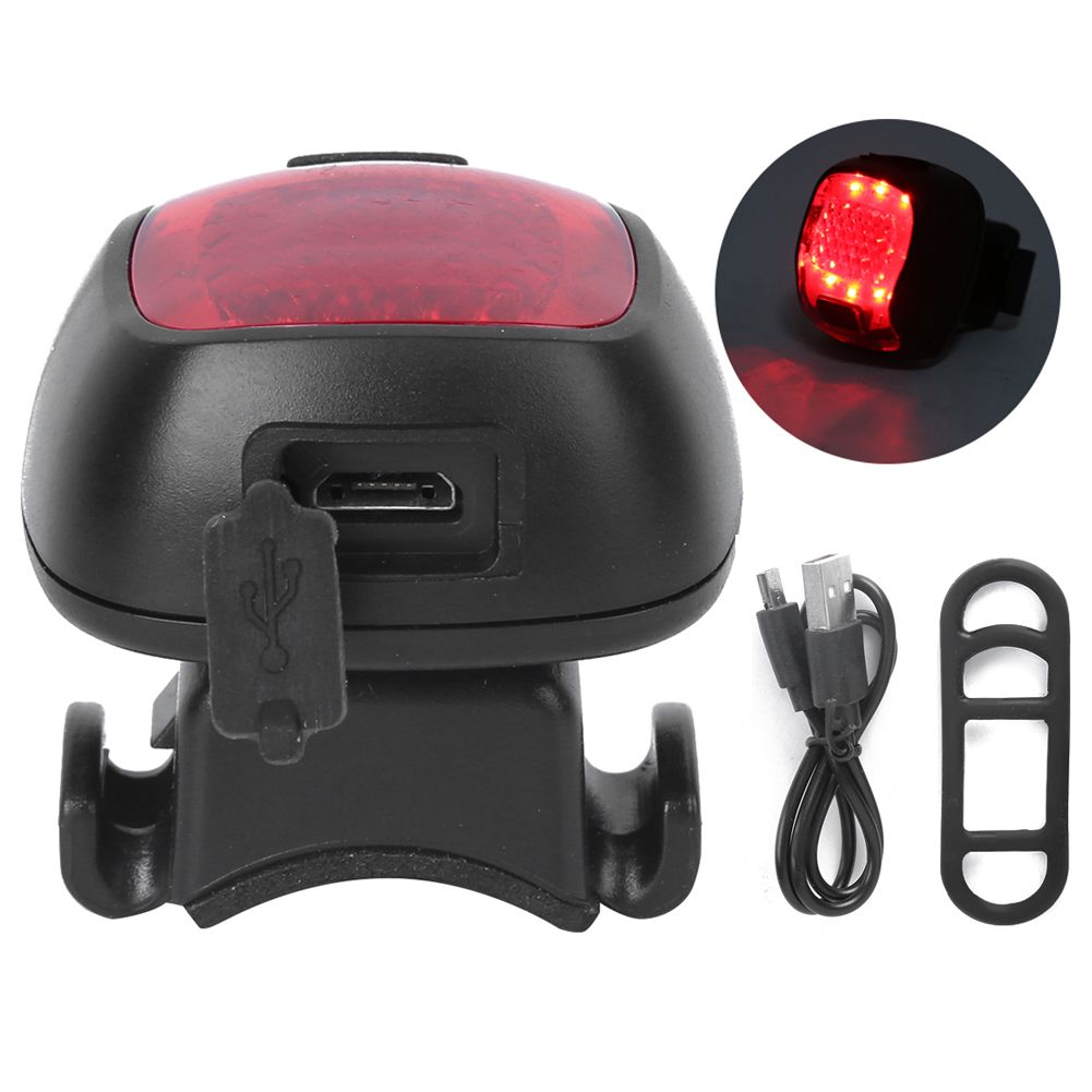 Bicycle Taillight USB Charging Mountain Bike