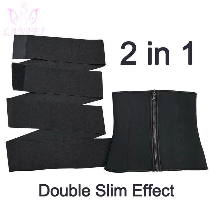 Belly Shapers Hot Waist Trainer Belt Men Neoprene Sauna Slimming Strap Body Shaper Fitness Sweat Fat Burner Gym Shapewear