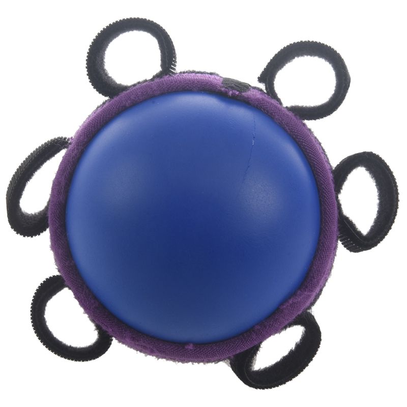 Sport Fitness Equipment Finger Hand Grip Muscle Power Training Elastic Rubber Ball Rehabilitation Exercise