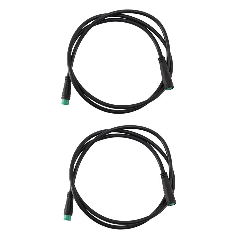 2X Ebike Display Cable 5 Pin for Bafang BBS01/BBS02/BBSHD Mid Motor Electric Bike Display Extension Cable Connector