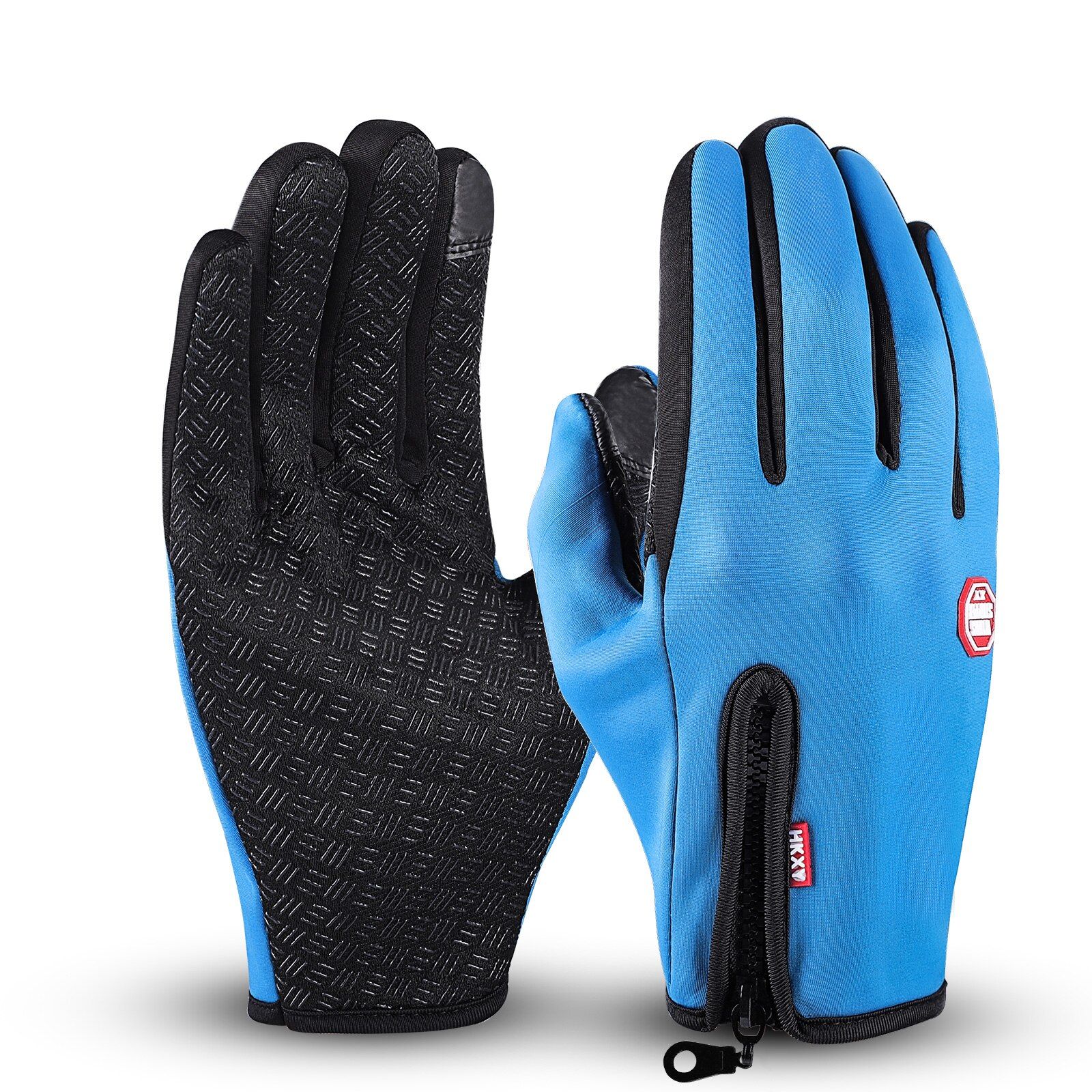 WEST BIKING Winter Cycling Gloves Warm Thermal Outdoor Sports Gloves Windproof Hiking Fishing Touch Screen Bicycle Gloves