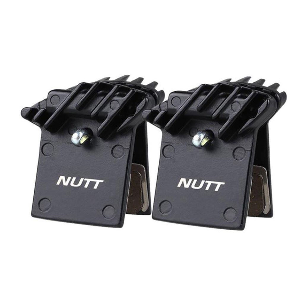 NUTT 2 Pair/4Pcs Disc Brake Pad MTB Bicycle Hydraulic Caliper Heat Dissipation Semi Metal Resin with Cooling for Mountain Bike