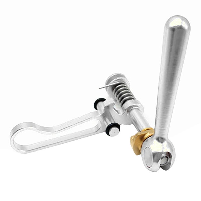 Durable Titanium Axle Bike Seatpost Clamp for Brompton Folding Bike Bicycle Seat Post Quick Release Clamp for 3SIXTY Silver
