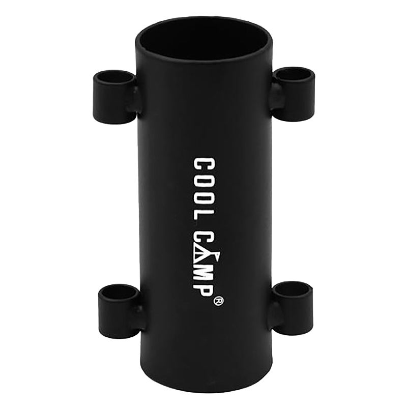 COOLCAMP Awning Rod Holder Outdoor Camping Canopy Rod Iron Holder Fixed Tube Reinforced Windproof Tent Awning Pole Accessories