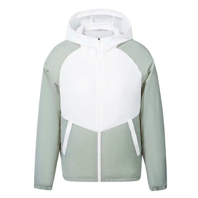 Outdoor Summer Cooling Jackets Men Air Conditioning Fan Clothes USB Pure Cotton Heatstroke Proof Coat PC128
