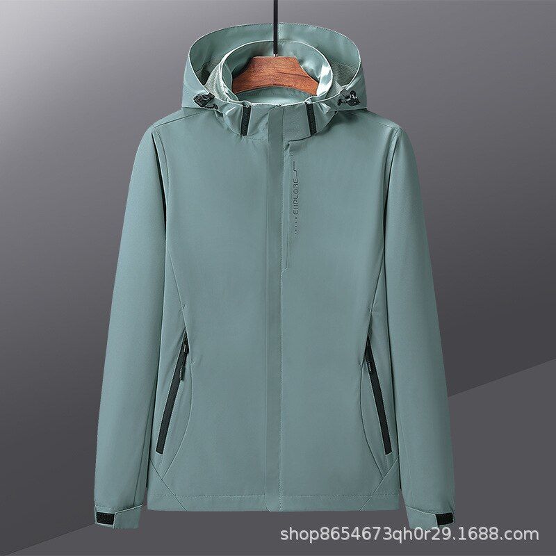 Men Women Windproof Waterproof Outdoor Sports Jacket Spring Autumn Thin Windbreaker Male Female Climbing Hiking Cycling Jackets