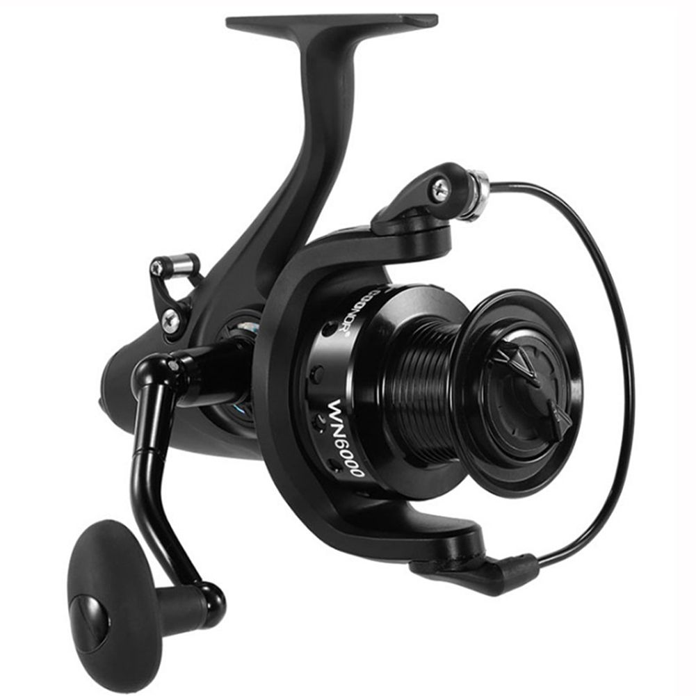 Yfashion Fishing Reel Full Metal Spool Double Discharge Force Front Rear Break Spinning Reel