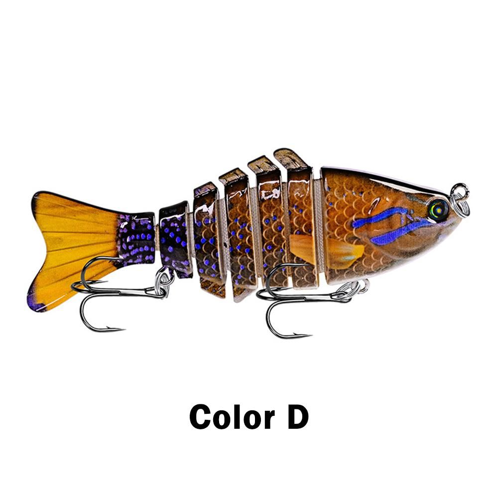 10cm 15.61g Fishing Lure Hard Bait Multi Segments Swimbait Crankbait Artificial Fishing Lure Bait with Treble Hooks