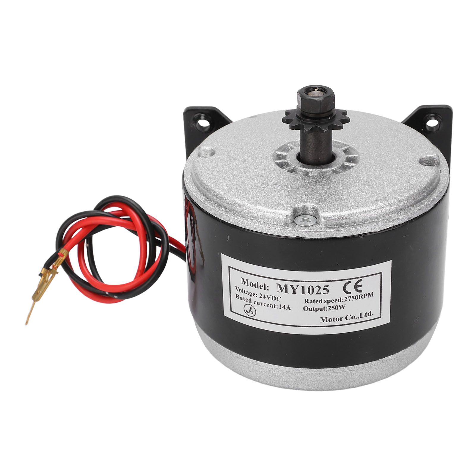 MY1025 24V 250W Brushed Electric Motor 2750RPM High Speed For E-ScooterX