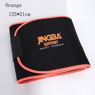 JINGBA SUPPORT Longer 130CM Unisex Neoprene Body Shaper Waist Trainer Loss Fitness Sweat belt Sauna Slimming Strap waist trimmer