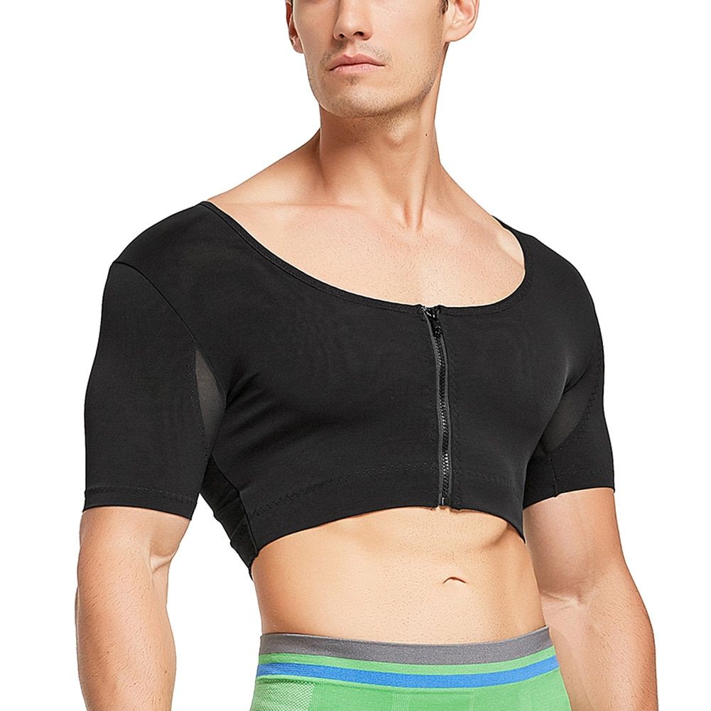 Men Sliming Vest Body Shapers Tank Top Workout Shirt Weight Loss Body Shapewear Fat Burning Tank