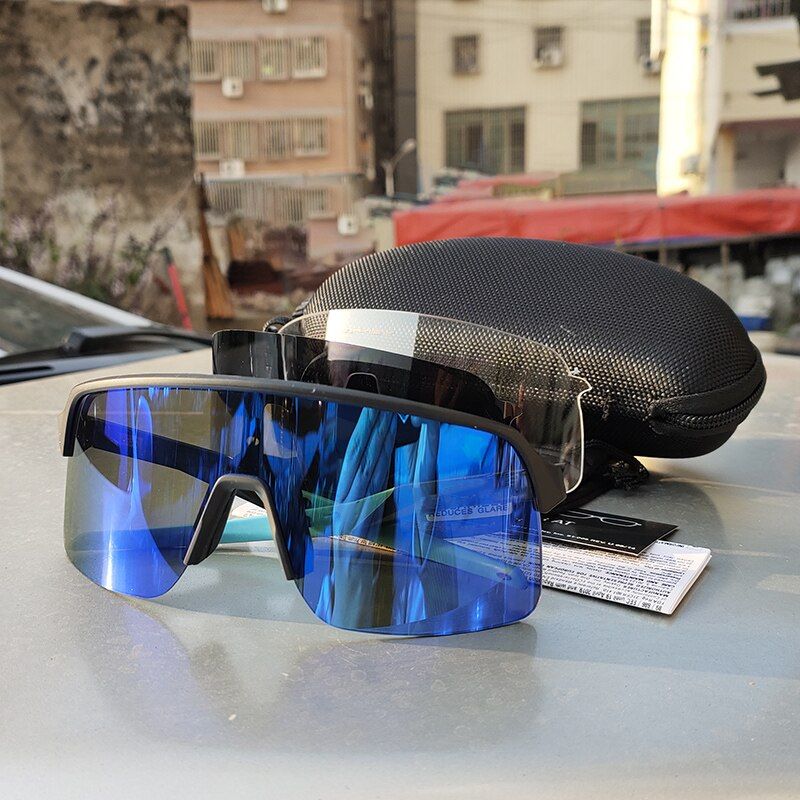 Cycling Sunglasses Outdoor Sports Bicycle Men Women Bike Eyewear Running glasses Fashion Glasses Goggles Black Polarized lens