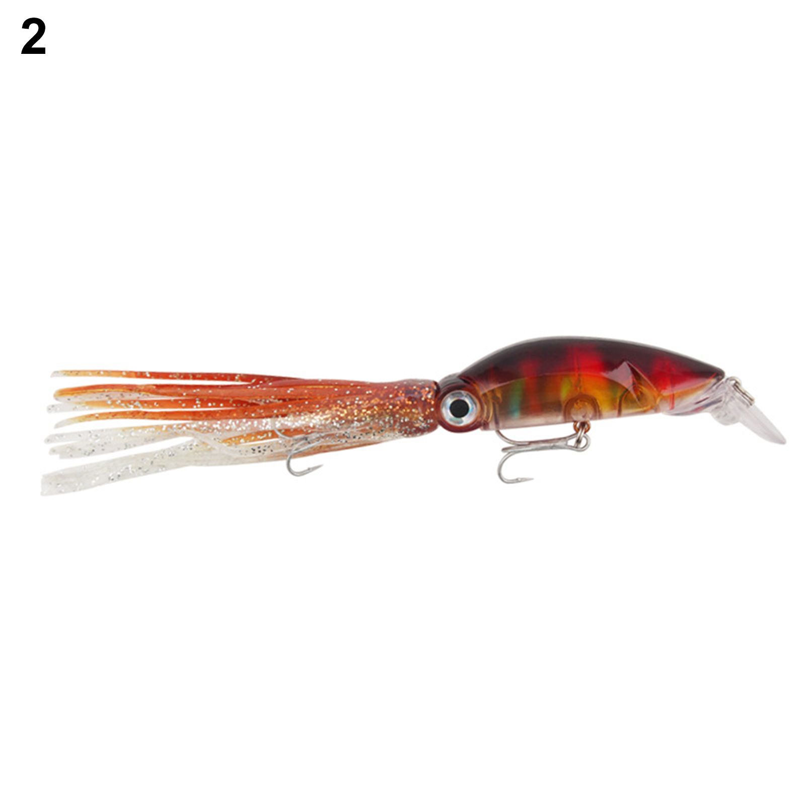 Fake Octopus Bait Fish Whiskers Anti Corrosion Fishing Octopus Lure