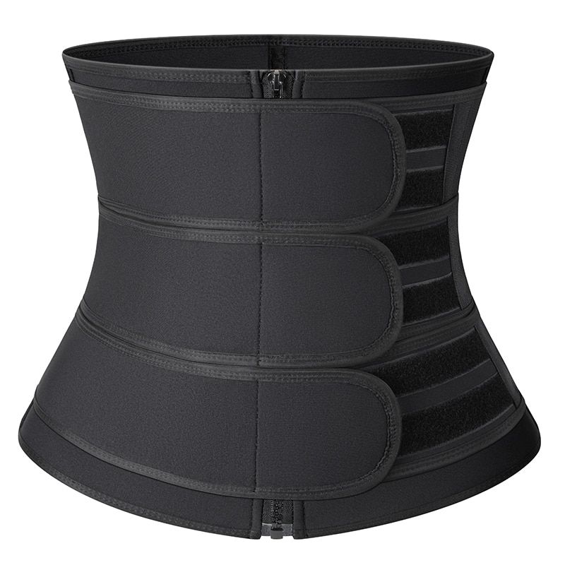 Men Body Shaper Waist Trainer Corset Fitness Slimming Belt Waist Trimmer Fajas Fat Burning Sweat Girdle Weight Loss Shapewear