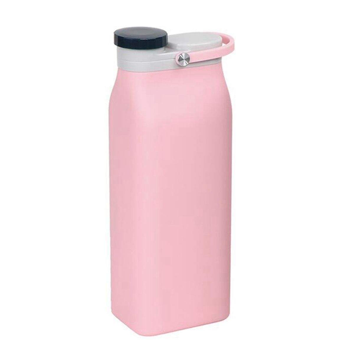 600Ml Outdoor Silicone Collapsible Water Bottle Food Grade Portable Foldable Drink Waterbottle Water Bottles,Pink