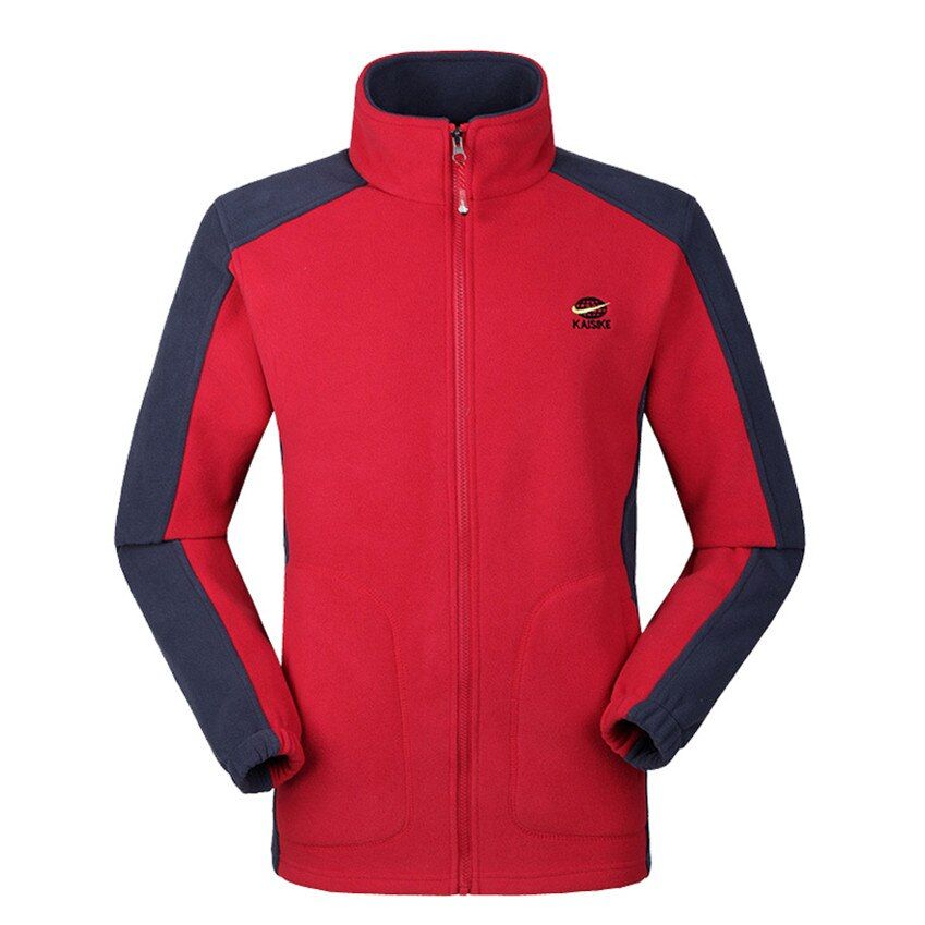 Mountainskin Men's Women's Spring Autumn Fleece Hiking Jackets Outdoor Sports Camping Climbing Thermal Coat VA486