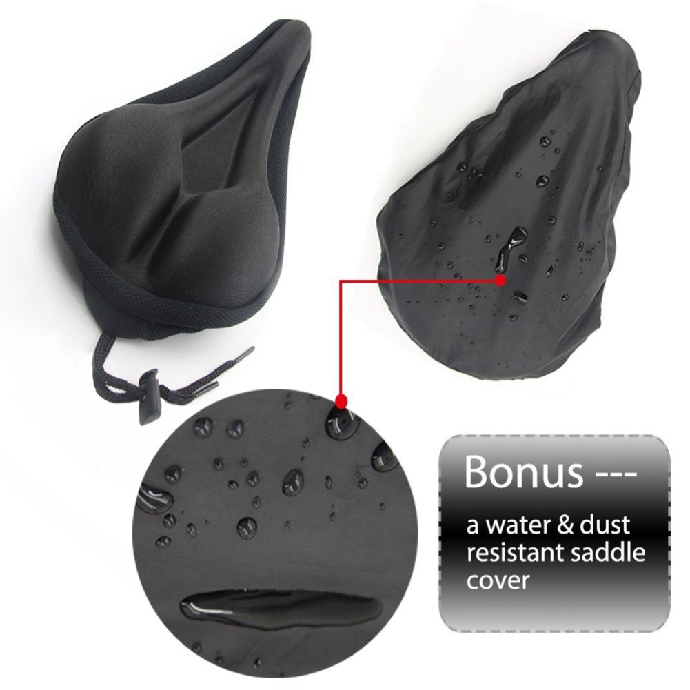 Mountain Road Bike Cycling Bicycle Seat Saddle 3D Thicken Soft Cushion Pad Cover