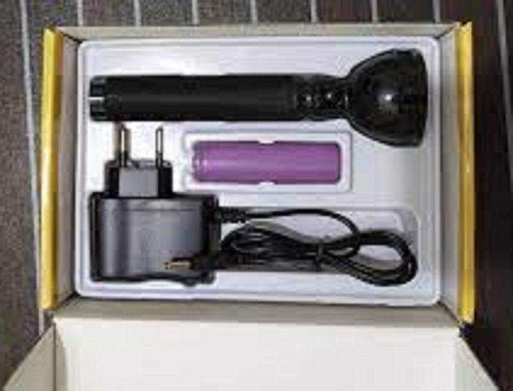[[8970-Rechargeable LED FlashLight Electric Torch]]]]RRI