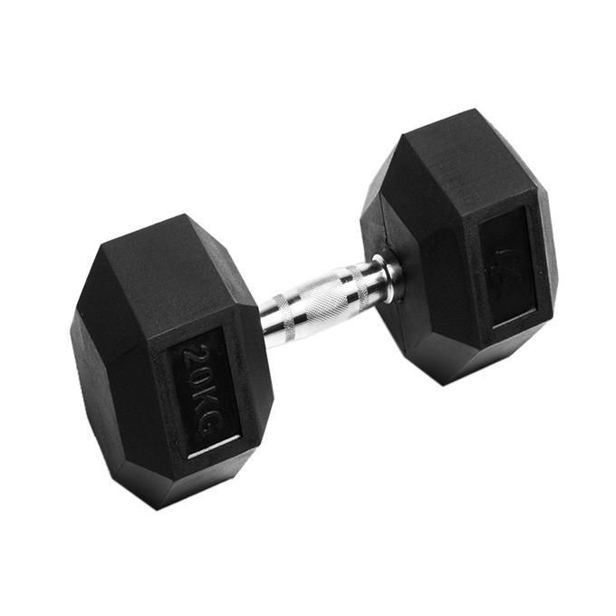 Hex Dumbbell 17.5 kg - Black
