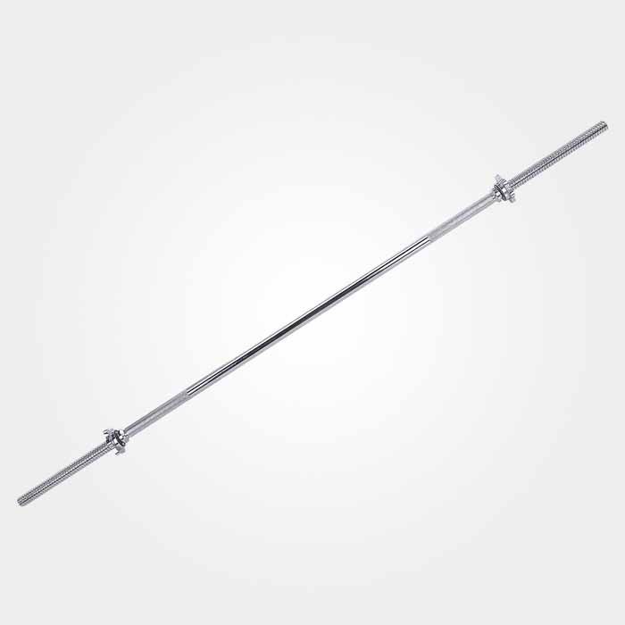 4 Feet Barbell Bar - Silver