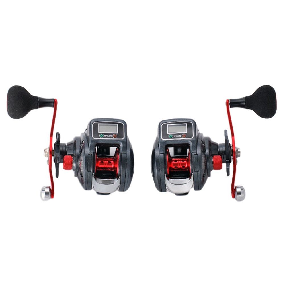 Drum Fishing Reels Left /right Digital Display 9+1bb 6:3:1 Fishing Spool Centrifugal Brake Fishing Reel