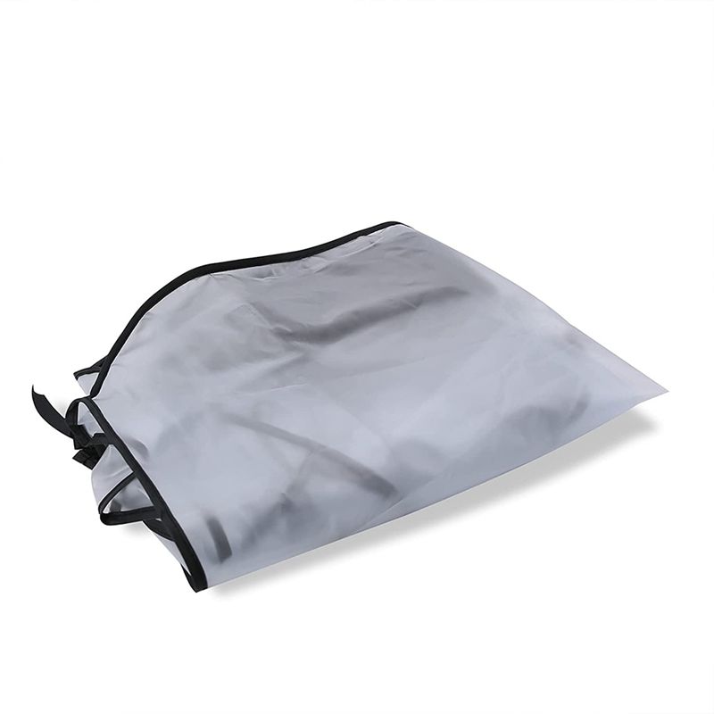 Golf Bag Rain Cover Hood Waterproof, Clear Protection Cover with Hood for Golf Push Carts.