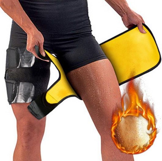 Arrival Black Slimming Belt Burn Cellulite Wraps Legs Lose Thigh Slimmer Mens Womens Gym Sports Neoprene Body Legs Shapers