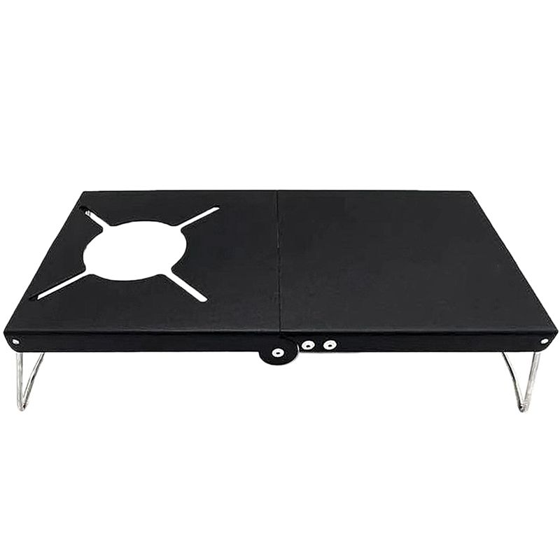 Outdoor Folding Stove Table Windproof Stove Stand Camping Stove Table for Camping Hiking with Storage Bag