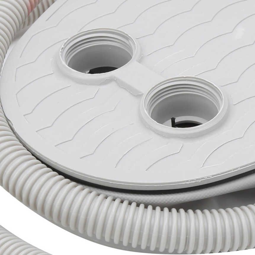 XL Foot Air Portable Inflator with 3 Size Connection Nozzles for Inflatable Boats