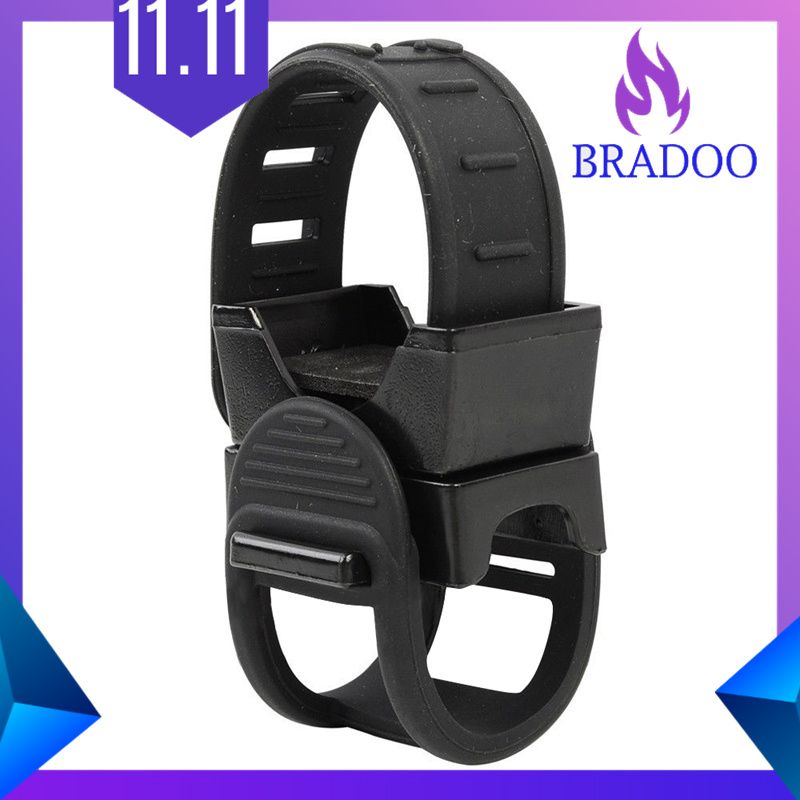 360 Degree Rotation Bicycle Cycling Flashlight Mount Holder Front Light Torch Bracket