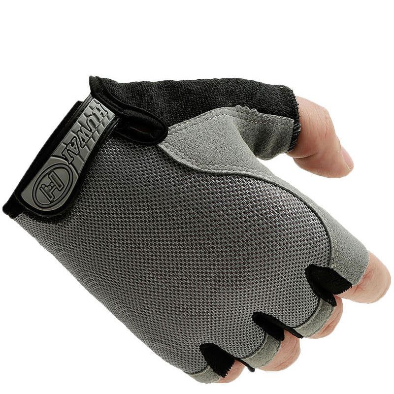 Half Finger 3D GEL Silicone Gloves Men Women Cycling Bike Driving Gym Fitness Workout Jogging Training Glove (1pair) - Gym Gloves