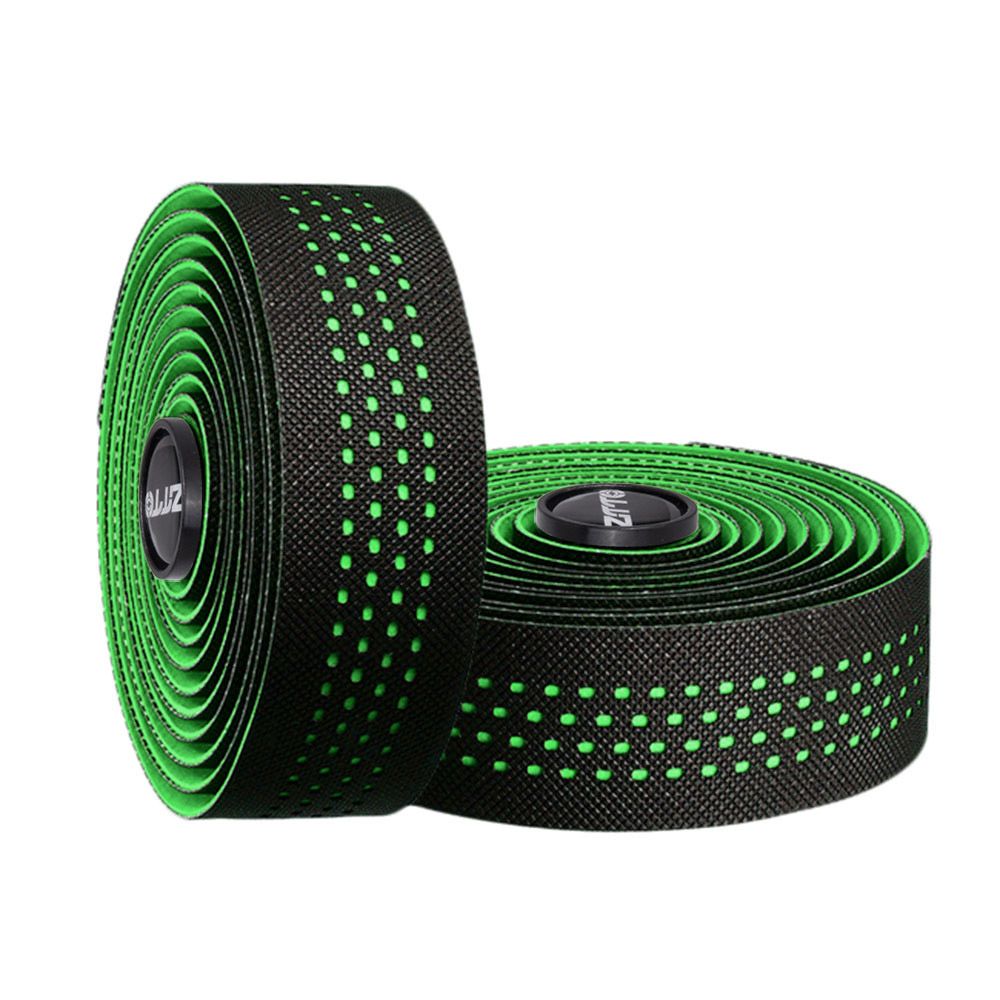 ZTTO Soft Breathable Road Bike Bicycle Handlebar Tape Cork EVA PU Bar Tape Professional Cycling Damping Anti-Vibration Wrap With 2 Bar Plug