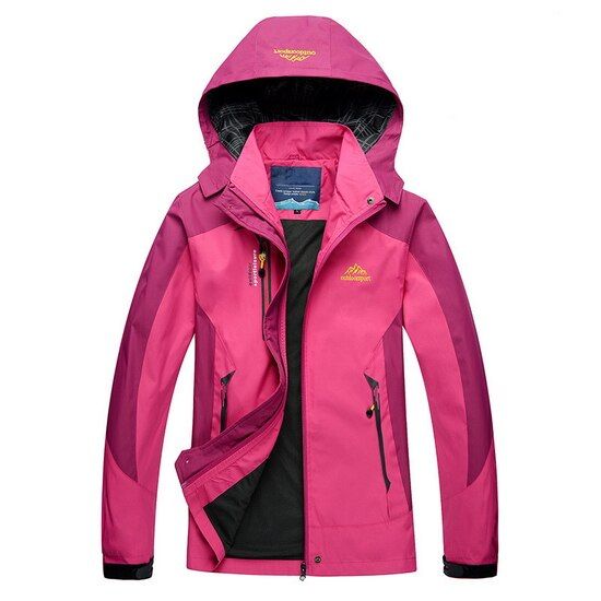 Mountainskin Men Women Spring Autumn Waterprooof Hiking Jackets Outdoor Camping Climbing Windbreaker Male Coats VA308