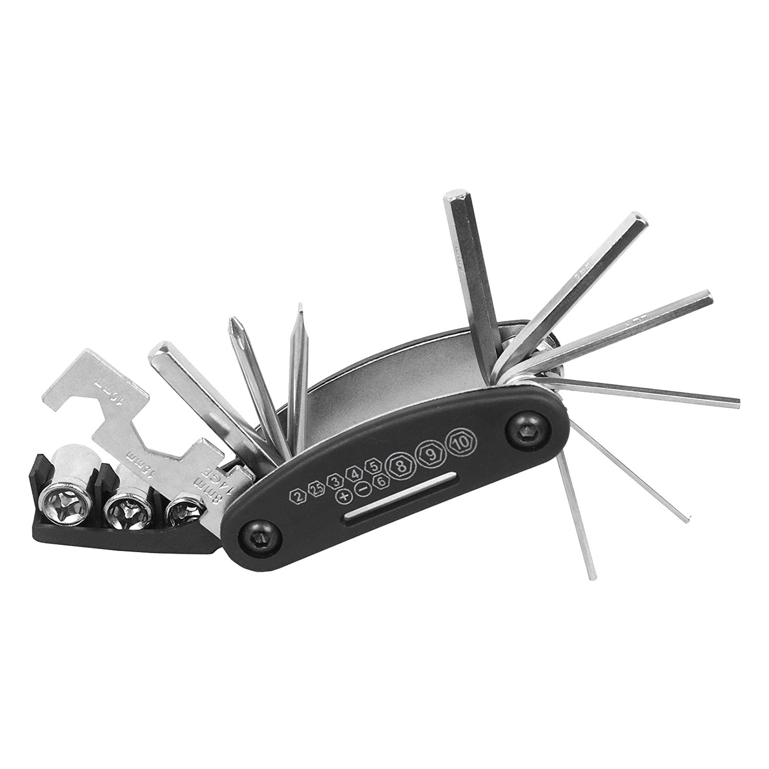 Multifunctional Combined Type Cross-Shaped Hexagon Socket Wrench 16 in 1 MTB Bicycle Repair Tool