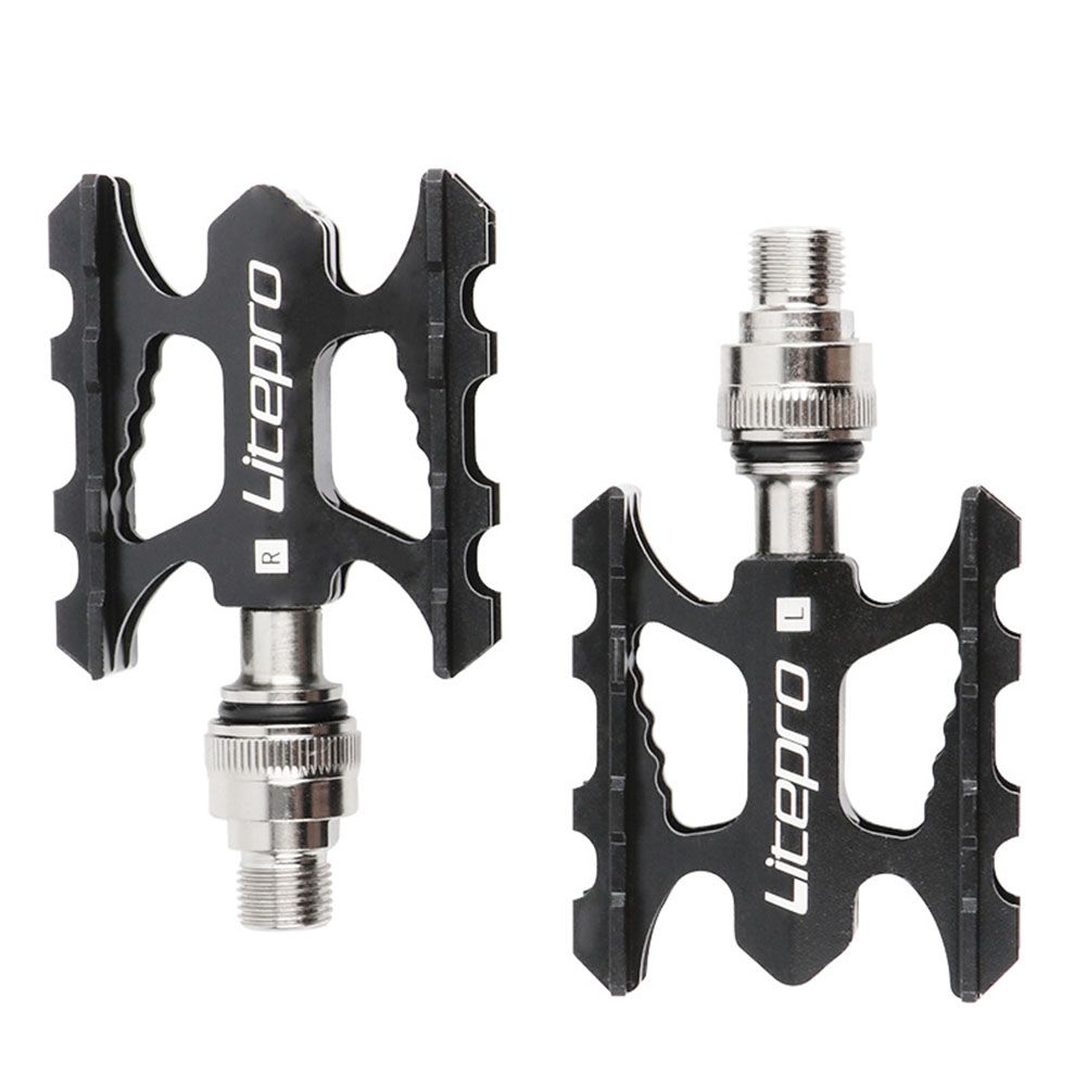 Yfashion ycle Quick Release Pedal Aluminum Alloy Bearing Pedal Brompton Folding Bike Mountain Bike Road ycle Pedals