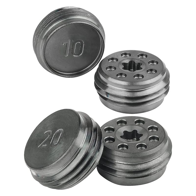 4Pcs Golf Weight for PXG GEN2 Brando,Mini Gunboat Putter,0811 X X+ Prototype Driver Choice One, 2 Pcs 10G & 2Pcs 20G