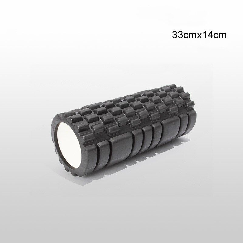 Yoga Foam Roller Muscle Relaxation Massage Stick Pilates Beginner Mace Foam Roller Yoga Supplies Hollow Column for Women Gym