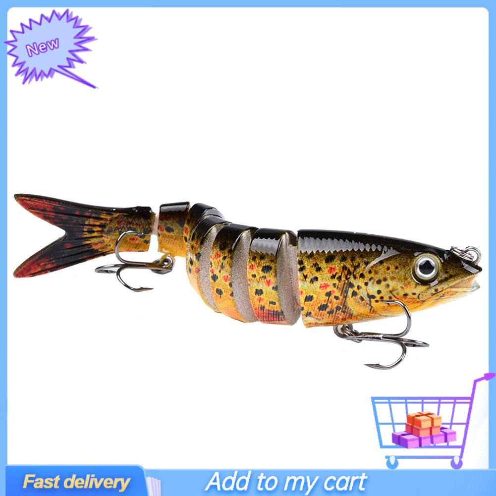 13.2cm Plastic Artificial Lifelike Fish Lure Bait Sea Ocean Fishing Tackle Tools